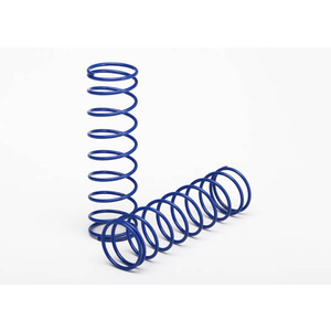 TRAXXAS 3757T Springs, rear (blue) (2)