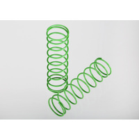 TRAXXAS 3758A: Springs, front (green) (2)
