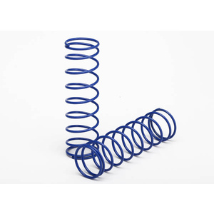 TRAXXAS 3758T: Springs, front (blue) (2)