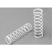 TRAXXAS 3758X: Springs, front (white) (2)