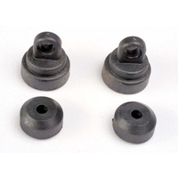 TRAXXAS 3767: Shock caps (2)/ shock bottoms (2)