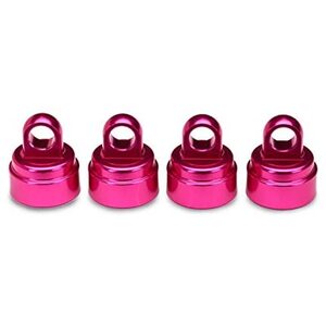 TRAXXAS 3767P: P-Anodized Aluminum Shock Caps for Ultra Shocks (Set of 4 (Pink))