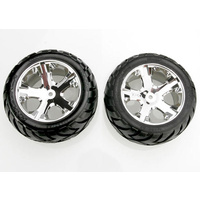 TRAXXAS 3773: Tires & wheels, assembled, glued
