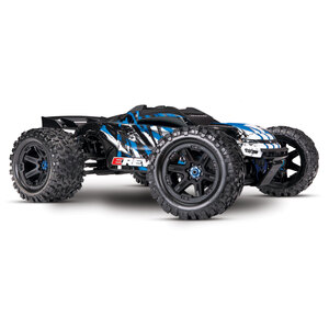 TRAXXAS E-Revo V2 1/10 4WD Brushless RC Monster Truck Blue  86086-4