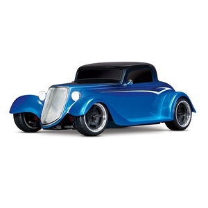 TRAXXAS 93044-4: Factory Five 1933 Blue Hot Rod Coupe 1/10th Electric RTR RC Car