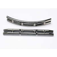 TRAXXAS 3926: Bumpers, black chrome (f&r)