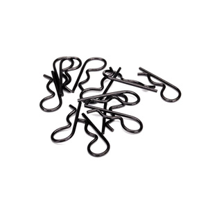 TRAXXAS 3934A Body clips, heavy duty (black) (12)
