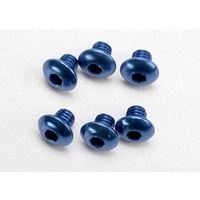 TRAXXAS 3940: Screws, 4x4mm button-head machine, aluminum