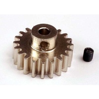 TRAXXAS 3951: Gear, 21-T pinion (32-p) (mach. steel)/ set screw