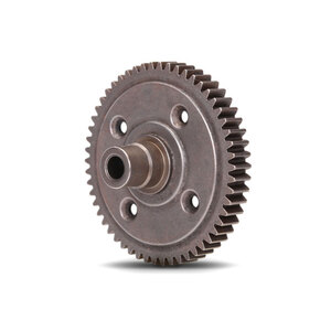 TRAXXAS 3956X: Spur gear, steel, 54-tooth (0.8 metric pitch, compatible with 32-pitch) (requires #6780 center differential)