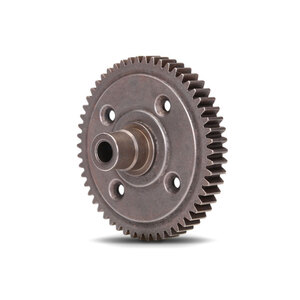 TRAXXAS 3956X: Spur gear, steel, 54-tooth (0.8 metric pitch, compatible with 32-pitch) (requires 6780 center differential)