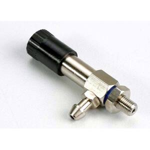 TRAXXAS 4050: High-speed needle valve & seat assembly (w/ securing nut)