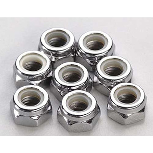 TRAXXAS 4147: Nylon Locknuts 5mm (8)