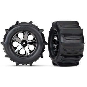 TRAXXAS 4175: Tires & wheels, assembled, glued (2.8")