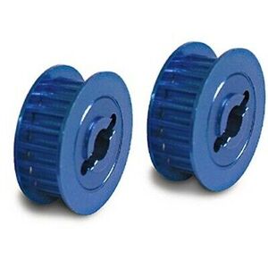 TRAXXAS 4395X: Front & Rear 15 Groove Aluminium Pulleys/ Flanges (2)