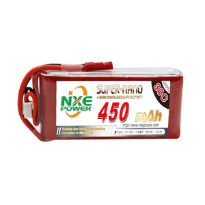 NXE 7.4v 450mah 30c Lipo Battery with JST connector