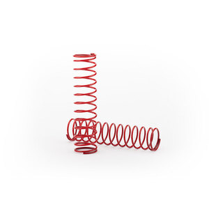 TRAXXAS 4649R: Springs, red (for big bore shocks) (2.5 rate) (2)