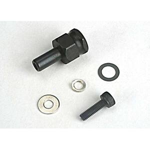 TRAXXAS 4844: Clutch Adapter Nut/ 3x10mm cap screw/washer/ split washer (not for use with IPS crankshafts)