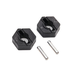 TRAXXAS 4954: Hex Wheel Hubs (2)/Axle Pins (2.5x12mm) (2)