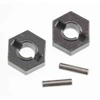TRAXXAS 4954R Steel Wheel Hex Hubs (2) Axle Pins (2) 14mm