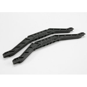 TRAXXAS 4963 Chassis braces, lower (black) (for long wheelbase chassis) (2)