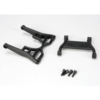 TRAXXAS 4974: Wheelie bar arm (1)/ connector (1)/ 3x12 SS (hex drive) (4)