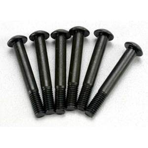 TRAXXAS 4978: Screws, 3x21mm button-head machine (hex drive) (partially threaded, Revo brake bolts) (6)