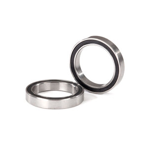 Traxxas 5098A: Ball bearings, black rubber sealed (17x23x4mm) (2)