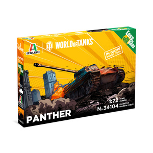 Italeri 34104 PANTHER - WoT - Easy to Build 1:72 Scale Model 