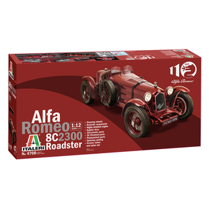Italeri 4708 Alfa Romeo 8C 2300 Roadster 1:12 Scale Model Kit 