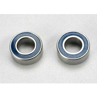 TRAXXAS 5115: Ball bearings, blue rubber sealed (5x10x4mm) (2)