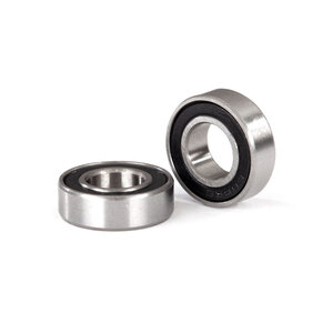 Traxxas 5118A Ball bearings, black rubber sealed (8x16x5mm) (2)