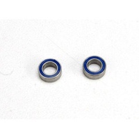 TRAXXAS 5124: Blue Rubber Shielded Ball-Bearings (2) 4 x 7 x 2.5-mm