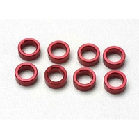 TRAXXAS 5133: Alum/Aluminum Pushrod/Push-Rod Spacers (8)