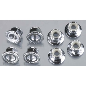 TRAXXAS 5147X: Nuts 5mm Flanged Nylon Locking E-Maxx