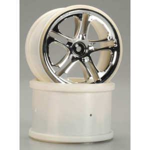 TRAXXAS 5172X: Wheels SS 3.8" Chrome Revo/Maxx