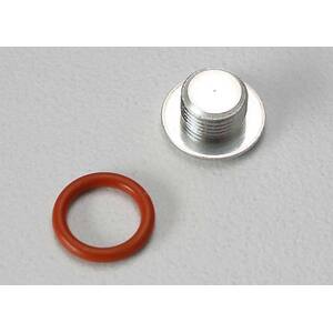 TRAXXAS 5240: End cap, carburetor body/ 6.2x1.2mm O-ring/ (1-each) (TRX 2.5, 2.5R)