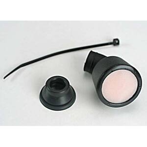 TRAXXAS 5260 Air filter housing/ foam insert/ straight base/ angled base/ cable tie (1-each) (TRX® 2.5, 2.5R, 3.3)