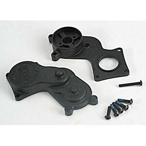 TRAXXAS 5275: Housing set (inner, outer)/ 3x12mmBCS (5)/ 3x20BCS (1)/ motor bushing (EZ-Start® 2)
