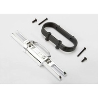 TRAXXAS 5336A: Gloss Chrome Rear Bumper & Mount