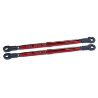 TRAXXAS 5338R: Alum/Aluminum Toe Links Tubes (2) Red Front or Rear