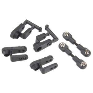 TRAXXAS 5345R: Servo Horns Steering Long (2) Short (2)