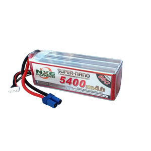 NXE 6S 22.2V 5400mAh 60C LiPo Battery Soft Case w/ EC5 Connector