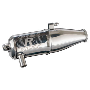 TRAXXAS 5483: Tuned pipe, Resonator, R.O.A.R. legal (single-chamber, enhances low to mid-rpm power)
