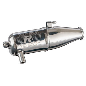 TRAXXAS 5485: Tuned Pipe, Resonator, R.O.A.R Legal (dual-chamber, enhances mid to high-rpm power)