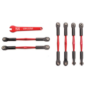 TRAXXAS 5539X Turnbuckles, aluminum (red-anodized)