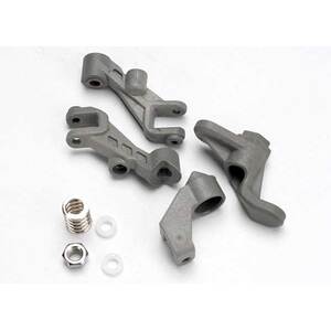 TRAXXAS 5543: Steering bellcranks/ servo saver/ servo saver spring/ steering support/ 4x7x2.5 PB (4)/ 5x0.8mm NL (1)