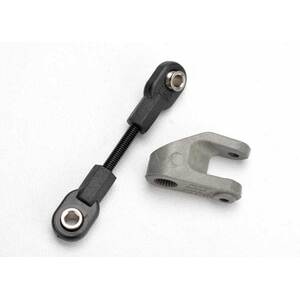 TRAXXAS 5545: Servo horn, steering/ linkage, steering (3x30 threaded rod)/ rod ends (2)/ hollow balls (2)