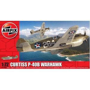 Airfix A01003B Curtiss P-40B Warhawk 1:72 Scale Model Plane Kit