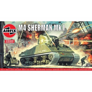 Airfix A01303V Sherman M4 Mk1 1:76 Scale Model